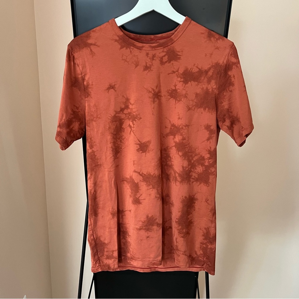 Lululemon The Fundamental T-Shirt New Tide Shibori Date Brown